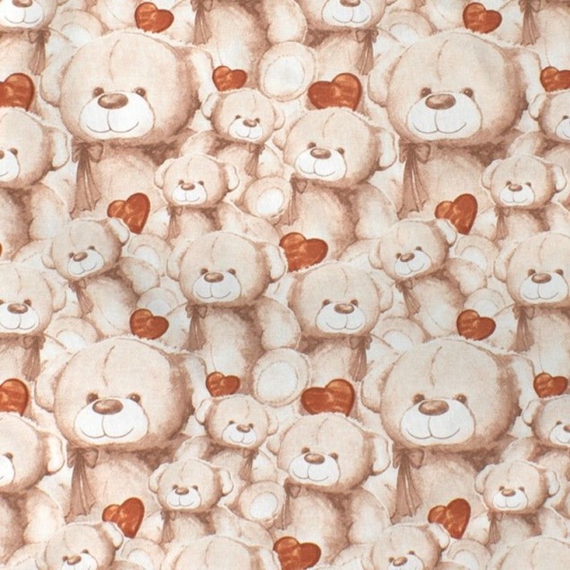 Σεντόνι Λίκνου Dimcol Teddy Bear 535 80x110 Σεντόνι Λίκνου Dimcol Teddy Bear 535 80x110