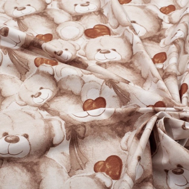 Σετ Σεντόνια Κούνιας 3 Τεμαχίων Dimcol Teddy Bear 535 120x160 Σετ Σεντόνια Κούνιας 3 Τεμαχίων Dimcol Teddy Bear 535 120x160