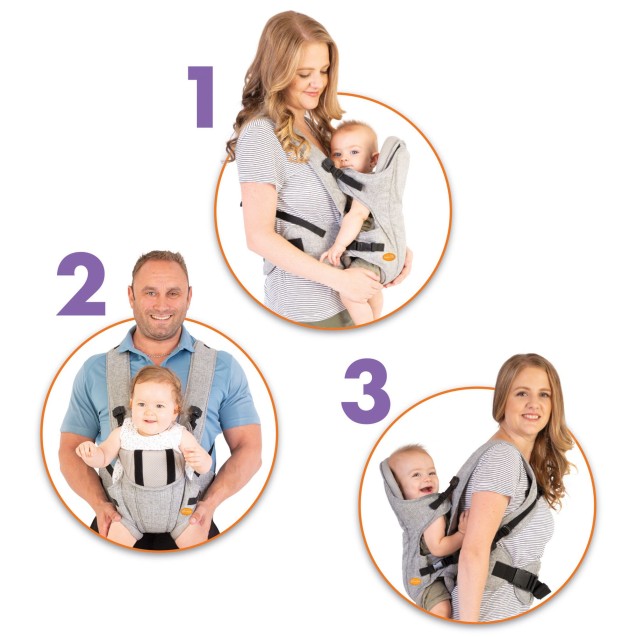 Μάρσιπος Dreambaby Oxford Grey Denim BR75567 Μάρσιπος Dreambaby Oxford Grey Denim BR75567