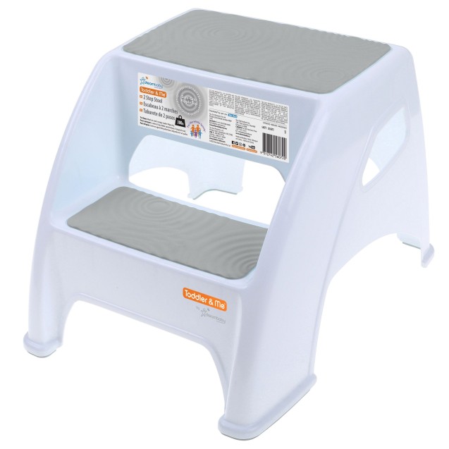 Διπλό Παιδικό Βοηθητικό Σκαλοπάτι DreamBaby Toddler & Me Grey BR76827 Διπλό Παιδικό Βοηθητικό Σκαλοπάτι DreamBaby Toddler & Me Grey BR76827