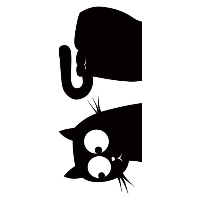 Αυτοκόλλητα Τοίχου Ango Cat & Fish S 59159 Αυτοκόλλητα Τοίχου Ango Cat & Fish S 59159