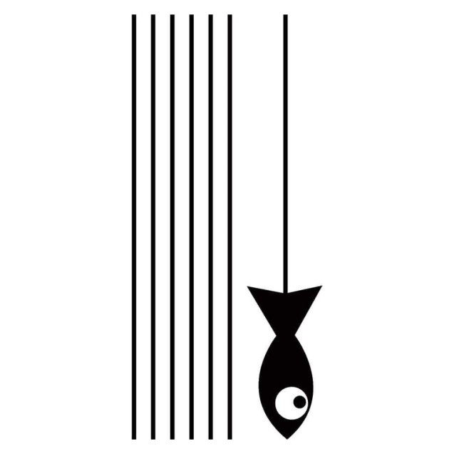 Αυτοκόλλητα Τοίχου Ango Cat & Fish S 59159 Αυτοκόλλητα Τοίχου Ango Cat & Fish S 59159