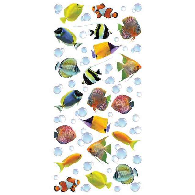 Αυτοκόλλητα Τοίχου Ango Colourful Fishes 59604 Αυτοκόλλητα Τοίχου Ango Colourful Fishes 59604