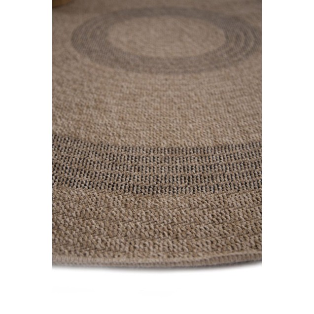 Χαλί Ψάθινο Στρόγγυλο Royal Carpet Avanos 8866 Black Δ160 Χαλί Ψάθινο Στρόγγυλο Royal Carpet Avanos 8866 Black Δ160