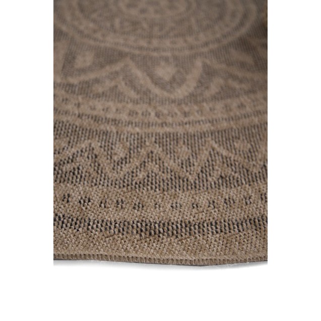 Χαλί Ψάθινο Στρόγγυλο Royal Carpet Avanos 8871 Black Δ160 Χαλί Ψάθινο Στρόγγυλο Royal Carpet Avanos 8871 Black Δ160