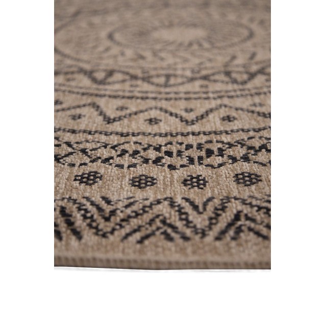 Χαλί Ψάθινο Στρόγγυλο Royal Carpet Avanos 8894 Black Δ200 Χαλί Ψάθινο Στρόγγυλο Royal Carpet Avanos 8894 Black Δ200