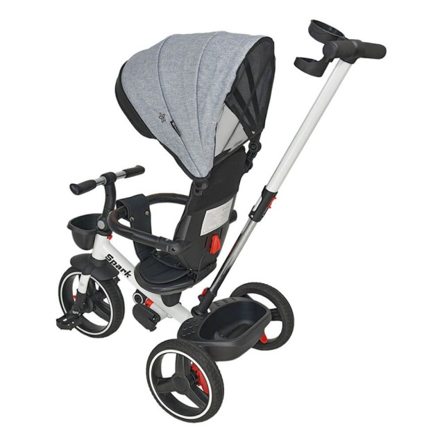 Τρίκυκλο Ποδηλατάκι Bebe Stars Spark Grey 817-186 Τρίκυκλο Ποδηλατάκι Bebe Stars Spark Grey 817-186