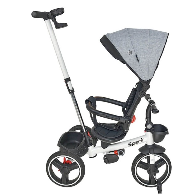 Τρίκυκλο Ποδηλατάκι Bebe Stars Spark Grey 817-186 Τρίκυκλο Ποδηλατάκι Bebe Stars Spark Grey 817-186