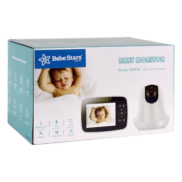 Ενδοεπικοινωνία με Κάμερα Bebe Stars 3,5" 9502 Ενδοεπικοινωνία με Κάμερα Bebe Stars 3,5" 9502
