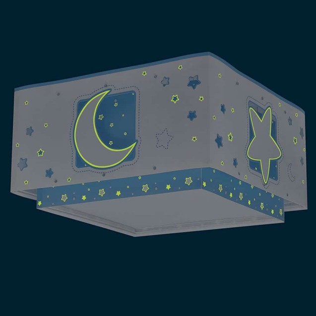 Παιδικό Φωτιστικό Οροφής Πλαφονιέρα Ango Moonlight Blue 63236T Παιδικό Φωτιστικό Οροφής Πλαφονιέρα Ango Moonlight Blue 63236T
