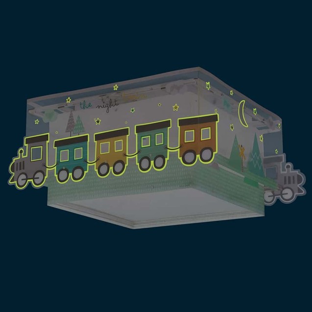 Παιδικό Φωτιστικό Οροφής Πλαφονιέρα Ango The Night Train 63536 Παιδικό Φωτιστικό Οροφής Πλαφονιέρα Ango The Night Train 63536