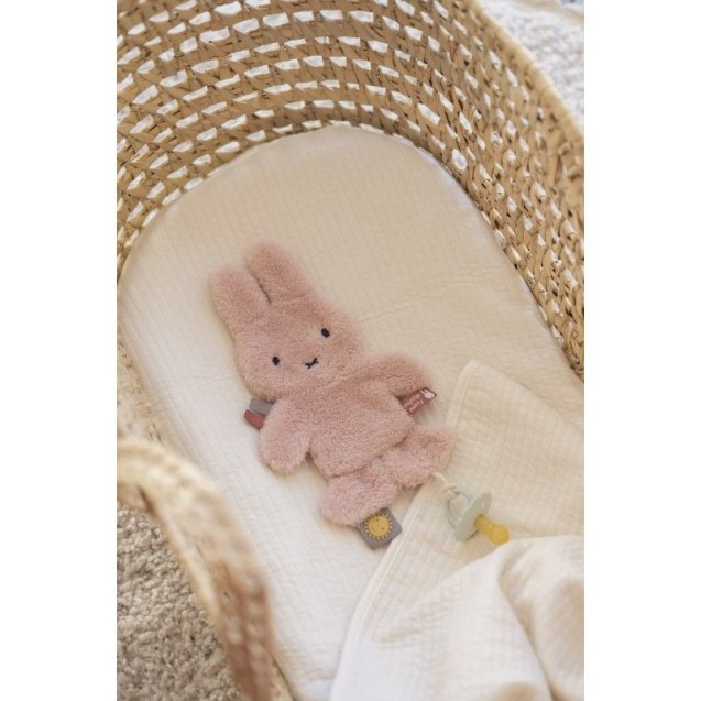 Πανάκι Παρηγοριάς με Κλιπ Πιπίλας Miffy Fluffy Ροζ Πανάκι Παρηγοριάς με Κλιπ Πιπίλας Miffy Fluffy Ροζ