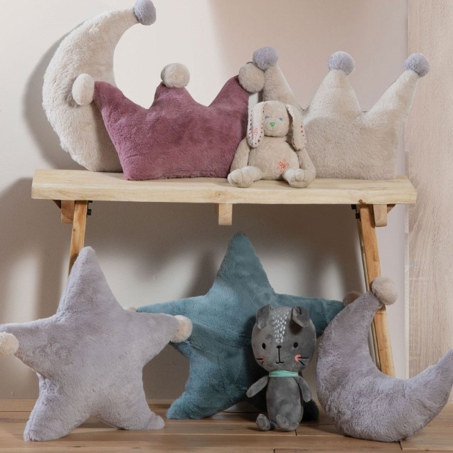 Βρεφικό Μαξιλάρι Διακόσμησης Nef-Nef Baby Moon Grey 30x25 Βρεφικό Μαξιλάρι Διακόσμησης Nef-Nef Baby Moon Grey 30x25