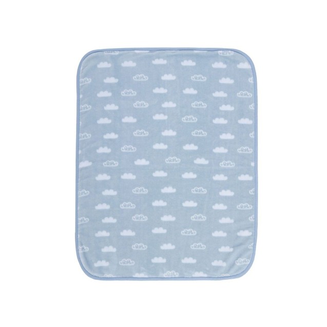 Κουβέρτα Βελουτέ Αγκαλιάς Nef-Nef Clouds Blue 75x100 Κουβέρτα Βελουτέ Αγκαλιάς Nef-Nef Clouds Blue 75x100