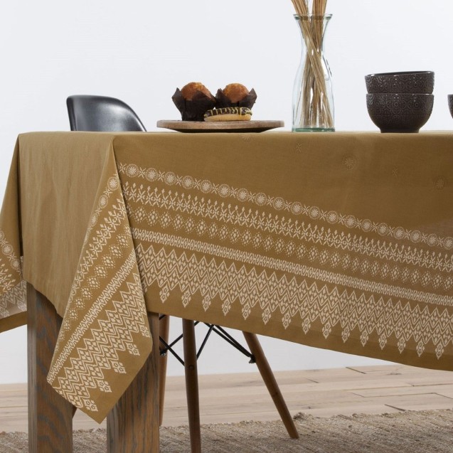 Τραπεζομάντηλο Nef-Nef Kleran Honey 140x140 Τραπεζομάντηλο Nef-Nef Kleran Honey 140x140