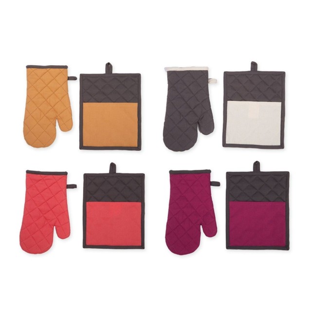 Σετ Γάντι και Πιάστρα Κουζίνας Nef-Nef Perfetto Mustard 20x25 & 17x27 Σετ Γάντι και Πιάστρα Κουζίνας Nef-Nef Perfetto Mustard 20x25 & 17x27
