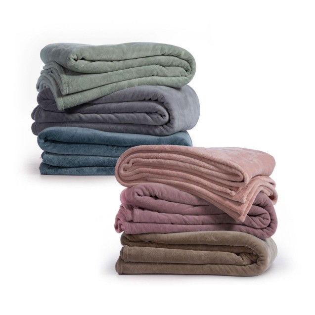 Κουβέρτα Fleece Μονή Nef-Nef Cosy Sea Green 160x220 Κουβέρτα Fleece Μονή Nef-Nef Cosy Sea Green 160x220