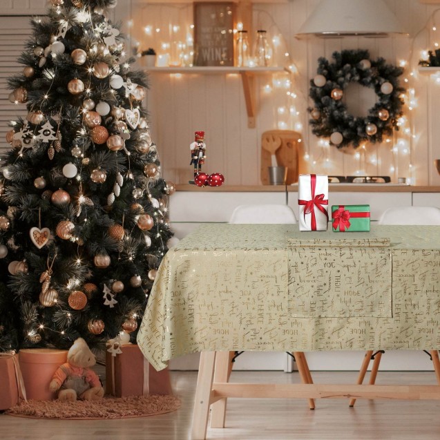 Τραπεζομάντηλο Χριστουγεννιάτικο Das Home Christmas 0715 140x220  Τραπεζομάντηλο Χριστουγεννιάτικο Das Home Christmas 0715 140x220
