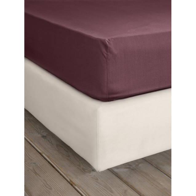 Σεντόνι Ημίδιπλο με Λάστιχο Nima Unicolors Deep Bordeaux 120x200+32 Σεντόνι Ημίδιπλο με Λάστιχο Nima Unicolors Deep Bordeaux 120x200+32