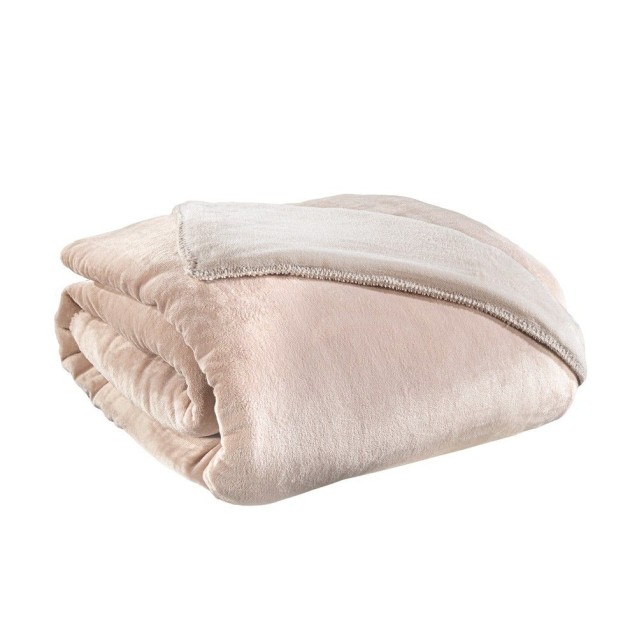 Σετ Κουβέρτα Fleece King Size και Μαξιλαροθήκη Διακόσμησης Guy Laroche Velvet Pudra 250x240 Σετ Κουβέρτα Fleece King Size και Μαξιλαροθήκη Διακόσμησης Guy Laroche Velvet Pudra 250x240