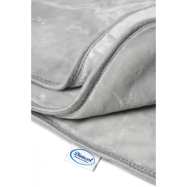 Κουβέρτα Βελουτέ Κούνιας Dimcol Sweet Bear 13 Light Grey 110x140 Κουβέρτα Βελουτέ Κούνιας Dimcol Sweet Bear 13 Light Grey 110x140