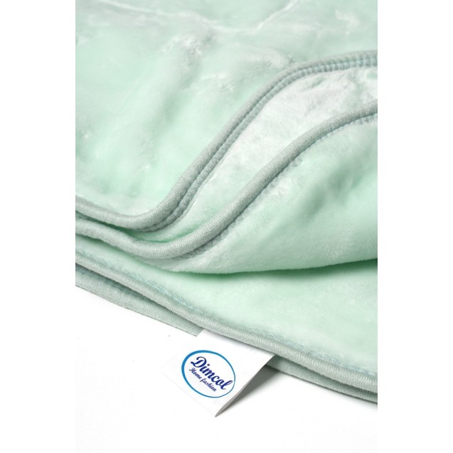 Κουβέρτα Βελουτέ Κούνιας Dimcol Sweet Bear 15 Mint 110x140 Κουβέρτα Βελουτέ Κούνιας Dimcol Sweet Bear 15 Mint 110x140