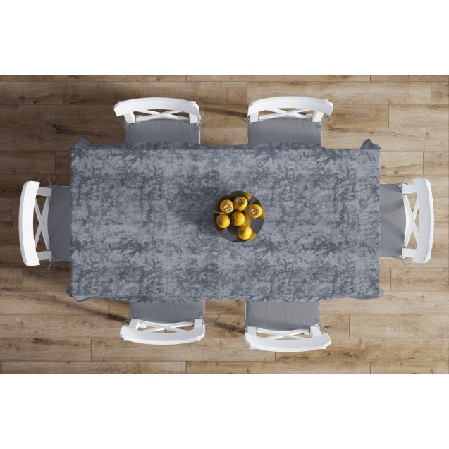 Σετ Τραπεζομάντηλο και Runner Dimcol Panama Shadow Dark Grey 140x140 & 40x140 Σετ Τραπεζομάντηλο και Runner Dimcol Panama Shadow Dark Grey 140x140 & 40x140
