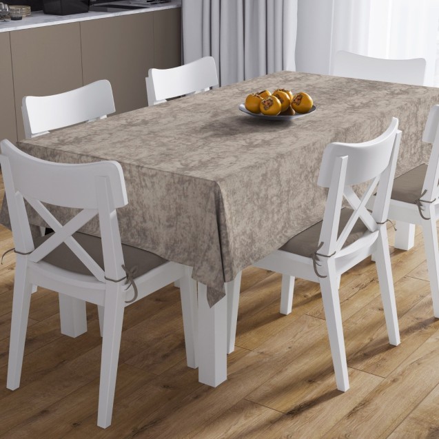 Σετ Τραπεζομάντηλο και Runner Dimcol Panama Shadow Mocha 140x140 & 40x140 Σετ Τραπεζομάντηλο και Runner Dimcol Panama Shadow Mocha 140x140 & 40x140