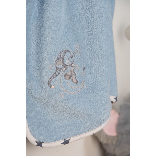 Βρεφική Κάπα Dimcol Dreaming Elephant 166 Σιέλ 75x85 Βρεφική Κάπα Dimcol Dreaming Elephant 166 Σιέλ 75x85