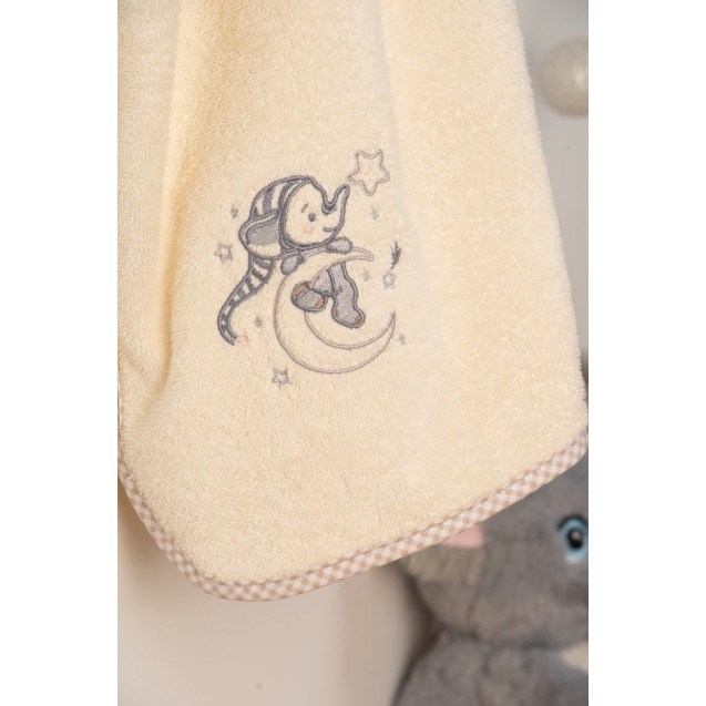 Βρεφική Κάπα Dimcol Dreaming Elephant 169 Εκρού 75x85 Βρεφική Κάπα Dimcol Dreaming Elephant 169 Εκρού 75x85