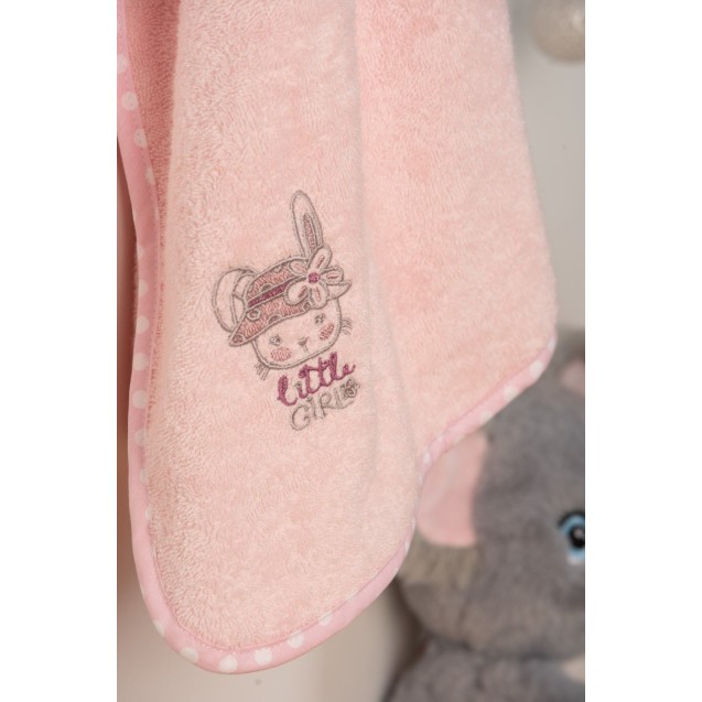 Βρεφική Κάπα Dimcol Rabbit Girl 146 Ροζ 75x85 Βρεφική Κάπα Dimcol Rabbit Girl 146 Ροζ 75x85