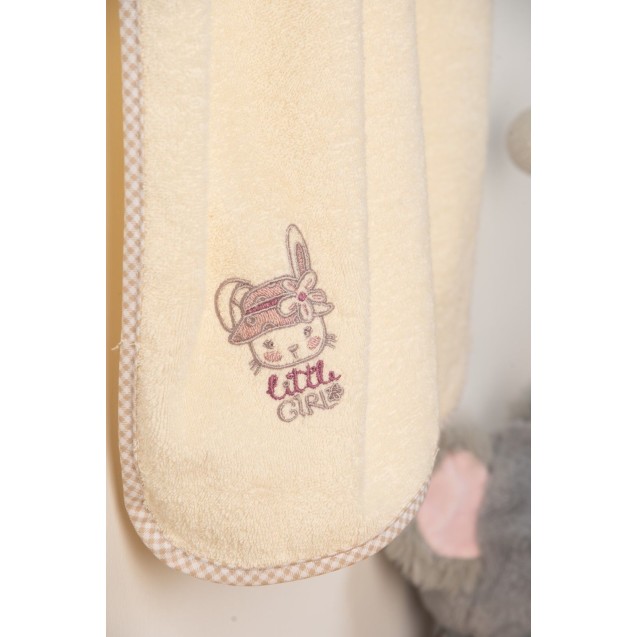 Βρεφική Κάπα Dimcol Rabbit Girl 148 Εκρού 75x85 Βρεφική Κάπα Dimcol Rabbit Girl 148 Εκρού 75x85