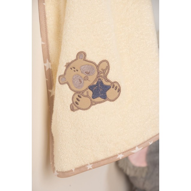 Βρεφική Κάπα Dimcol Star Bear 153 Εκρού 75x85 Βρεφική Κάπα Dimcol Star Bear 153 Εκρού 75x85