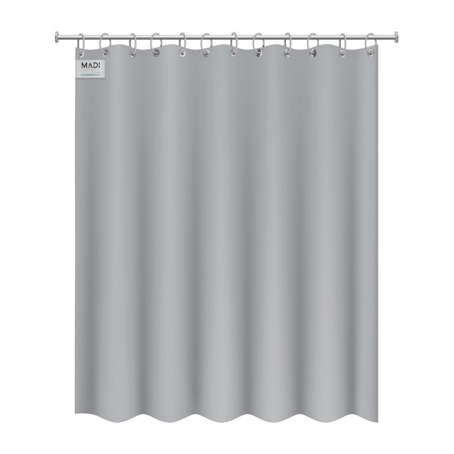 Κουρτίνα Μπάνιου Madi Llano Grey 180x240 Κουρτίνα Μπάνιου Madi Llano Grey 180x240