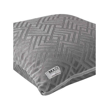 Μαξιλαροθήκη Διακόσμησης Madi Lavir Grey 50x50