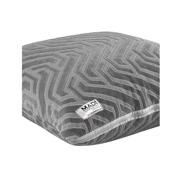 Μαξιλαροθήκη Διακόσμησης Madi Slange Grey 50x50 Μαξιλαροθήκη Διακόσμησης Madi Slange Grey 50x50