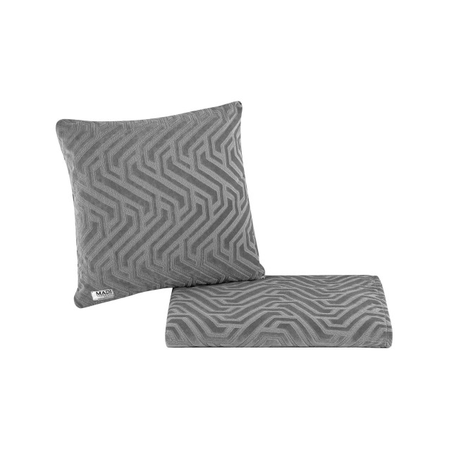 Μαξιλαροθήκη Διακόσμησης Madi Slange Grey 50x50 Μαξιλαροθήκη Διακόσμησης Madi Slange Grey 50x50