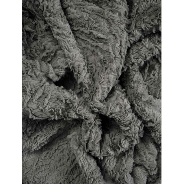 Ριχτάρι Γούνινο Τριθέσιου Madi Soggy Grey 180x300 Ριχτάρι Γούνινο Τριθέσιου Madi Soggy Grey 180x300