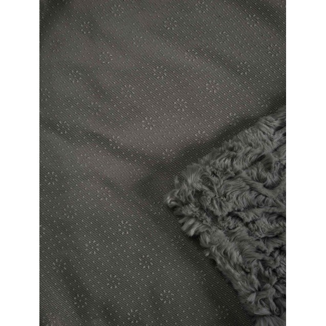Ριχτάρι Γούνινο Τριθέσιου Madi Soggy Grey 180x300 Ριχτάρι Γούνινο Τριθέσιου Madi Soggy Grey 180x300