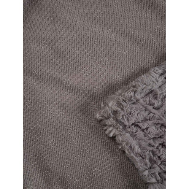 Ριχτάρι Γούνινο Τετραθέσιου Madi Soggy Taupe 180x340 Ριχτάρι Γούνινο Τετραθέσιου Madi Soggy Taupe 180x340