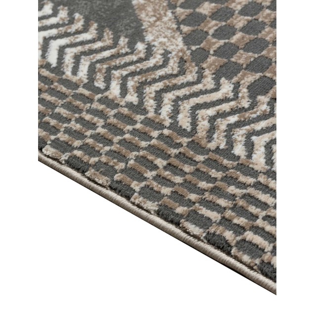 Χαλί Madi Lozenge Grey 165x230 Χαλί Madi Lozenge Grey 165x230