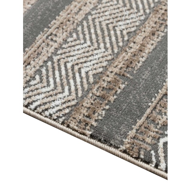 Χαλί Madi Bands Grey 165x230 Χαλί Madi Bands Grey 165x230