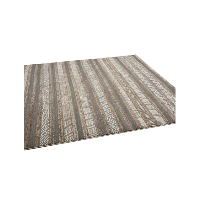 Χαλί Madi Bands Grey 165x230 Χαλί Madi Bands Grey 165x230