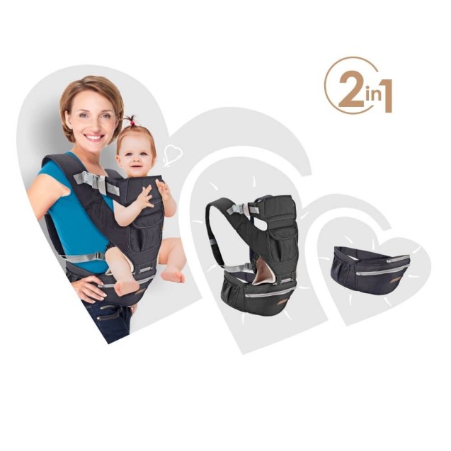 Μάρσιπος Bebe Stars Carry & Go Black 222-188 Μάρσιπος Bebe Stars Carry & Go Black 222-188