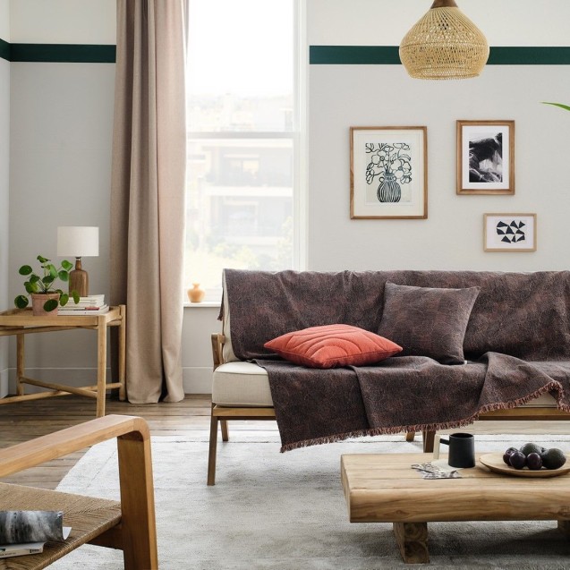 Ριχτάρι Πολυθρόνας Gofis Home Lagertha Chilli/ Black 317/14 180x180 Ριχτάρι Πολυθρόνας Gofis Home Lagertha Chilli/ Black 317/14 180x180
