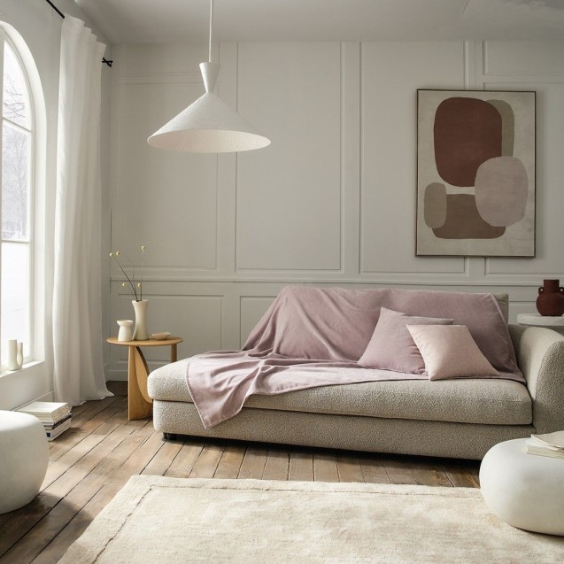 Ριχτάρι Τετραθέσιου Gofis Home Luna Grey Mauve 427/19 180x350 Ριχτάρι Τετραθέσιου Gofis Home Luna Grey Mauve 427/19 180x350