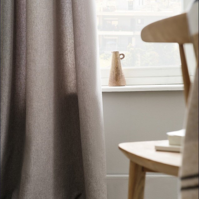 Κουρτίνα με Τρουκς Gofis Home Isolde Elephant Grey 460/15 140x280 Κουρτίνα με Τρουκς Gofis Home Isolde Elephant Grey 460/15 140x280