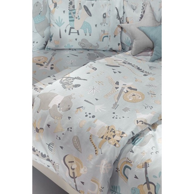 Σετ Σεντόνια Κούνιας 3 Τεμαχίων Saint Clair Jazz Raf 115x170 Σετ Σεντόνια Κούνιας 3 Τεμαχίων Saint Clair Jazz Raf 115x170