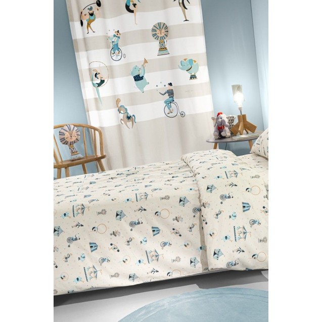 Σετ Παιδικά Σεντόνια Μονά 3 Τεμαχίων Saint Clair Enjoy Sky 165x250 Σετ Παιδικά Σεντόνια Μονά 3 Τεμαχίων Saint Clair Enjoy Sky 165x250