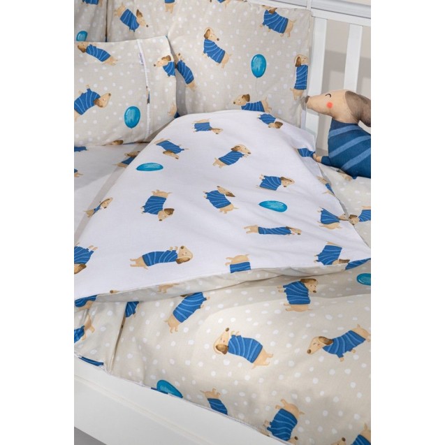 Σετ Κούνιας 3 Τεμαχίων Saint Clair Pet Blue Σετ Κούνιας 3 Τεμαχίων Saint Clair Pet Blue